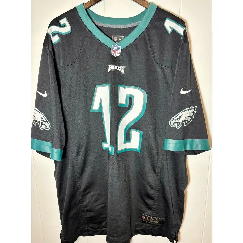 Philadelphia Eagles Randall Cunningham #12 Black Nike Engineered Jersey Sz XXL